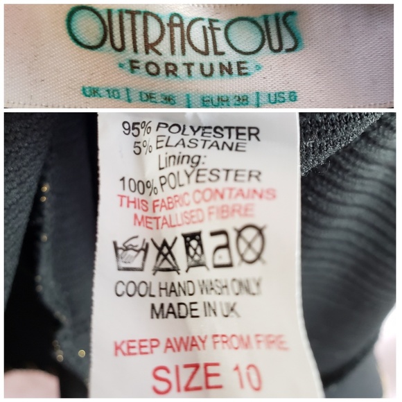 Outrageous Fortune Sweatheart Midi Dress Size 6 - Picture 6 of 8